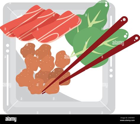 chinese food and chopsticks Stock Vector Image & Art - Alamy