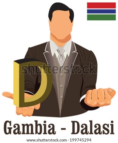 Gambia National Currency Gambian Dalasi Symbol Stock Vector 199745294 - Shutterstock