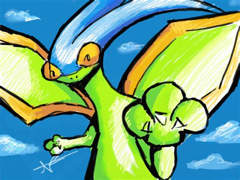 Shiny Flygon by MusicalCombusken on DeviantArt