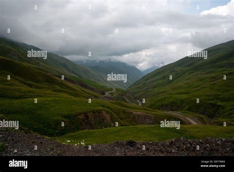 Travel in Georgia mountains in summer vacation Stock Photo - Alamy