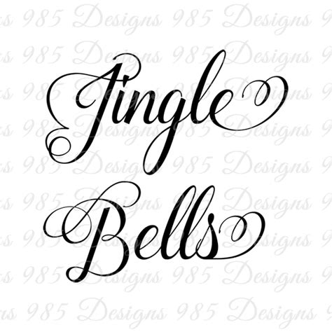 Jingle Bell Silhouette at GetDrawings | Free download