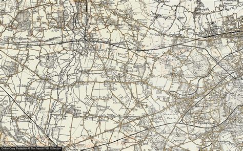 Historic Ordnance Survey Map of Harlington, 1897-1909