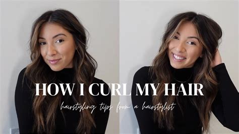 Hair curling tutorial + tips from a hairstylist! - YouTube