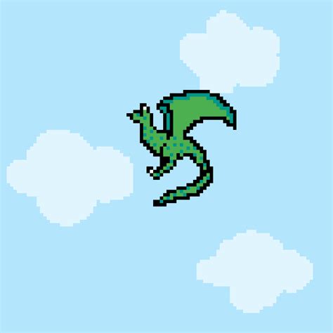 Pixilart - flappy dragon by Sephy123