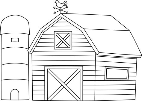 Farm Building Coloring Pages