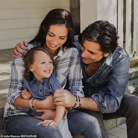 John Stamos shares adorable shot with son Billy and wife Caitlin while gushing over fatherhood ...