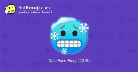 🥶 Cold Face Emoji Meaning with Pictures: from A to Z