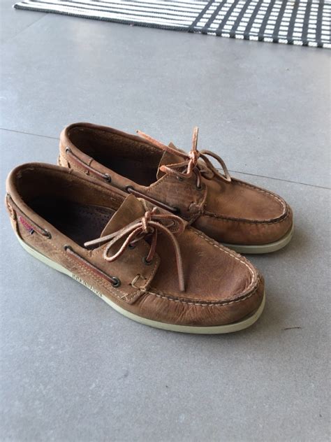 Sebago Docksides brown leather, Men's Fashion, Footwear, Casual shoes ...