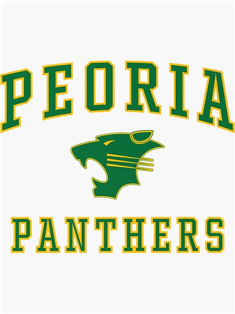 "Peoria High School Panthers Premium T-Shirt C1" Sticker for Sale by ...