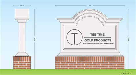 MONUMENT SIGNS - Tee Time Golf Products