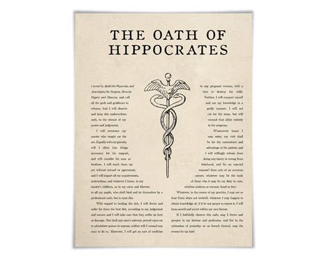 Folio Creations Hippocratic Oath Art Print - Various sizes & India | Ubuy