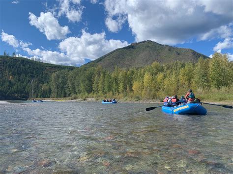 Rafting the Flathead River on Glacier National Park's Border, Montana