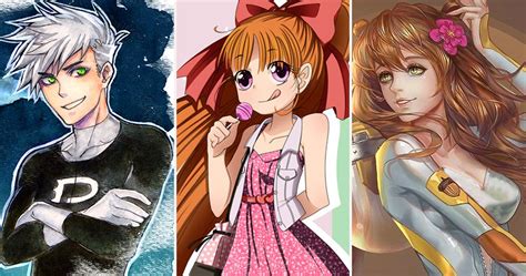 20 Cartoon Characters From The 2000s Reimagined As Anime