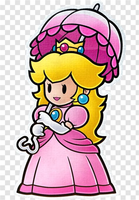 Princess Peach Paper Mario: Color Splash Wii U - Happiness Transparent PNG