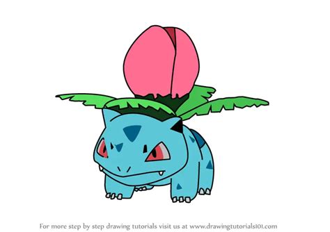 Learn How to Draw Ivysaur from Pokemon GO (Pokemon GO) Step by Step ...