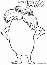 Lorax Coloring Sheets Pages sketch template