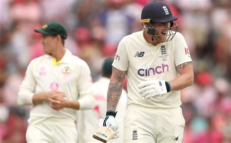 How was that not out? Watch as the ball hits Ben Stokes' stump at 83mph ...