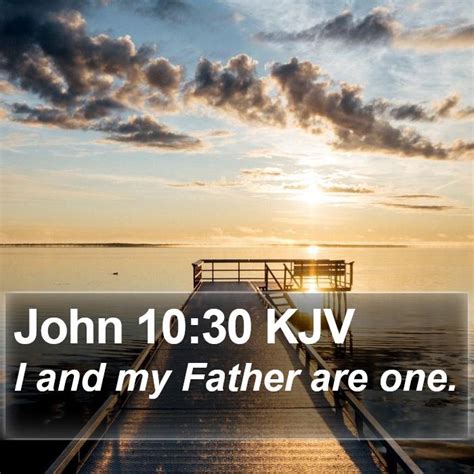 John 10:30 KJV Bible Verse Images