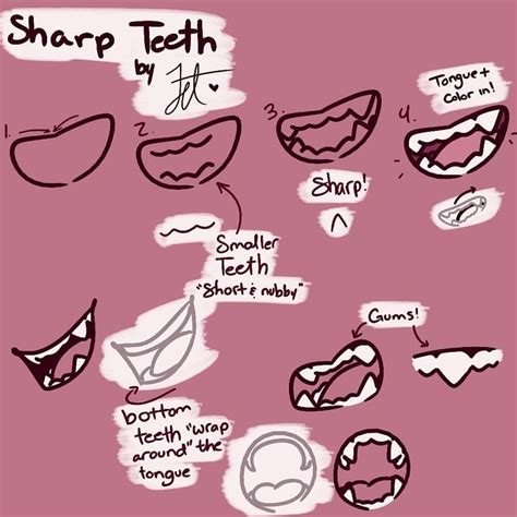 mmmM, y'all asked for a sharp teeth tutorial uwU sso here it isss, it's ...