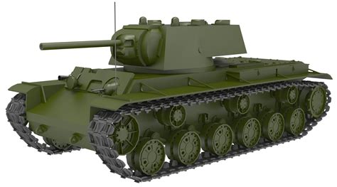 KV-1 Tank 3D | CGTrader