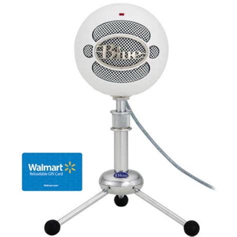 Blue Microphones Snowball USB Microphone with Stand with $10 Giftcard - Walmart.com