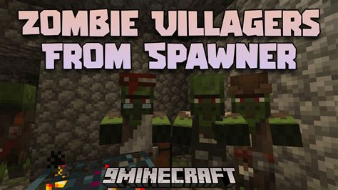 Zombie Villagers From Spawner Mod (1.21.3, 1.20.1) - Varied Spawns - 9Minecraft.Net