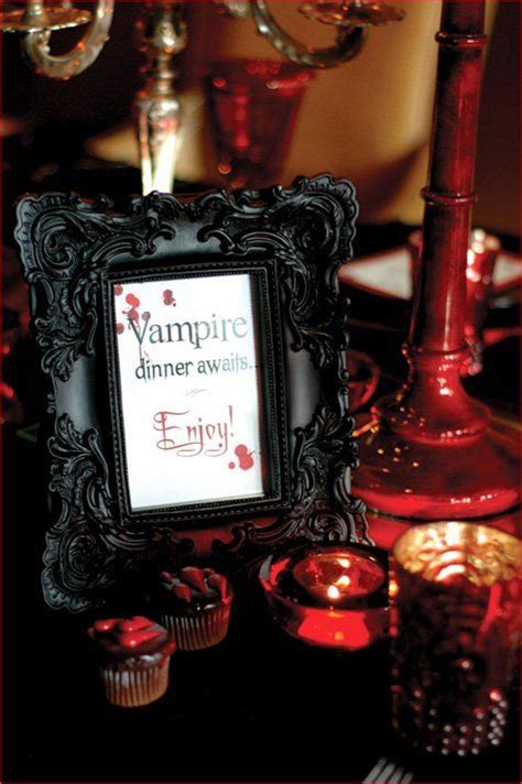 A Lush VAMPIRE-Style Dinner Party // Hostess with the Mostess® | Halloween party themes, Vampire ...