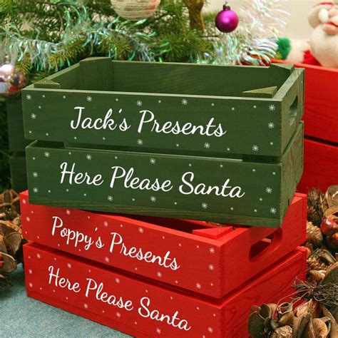 Personalised Small Christmas Box | Diy christmas box, Christmas diy, Christmas decor diy