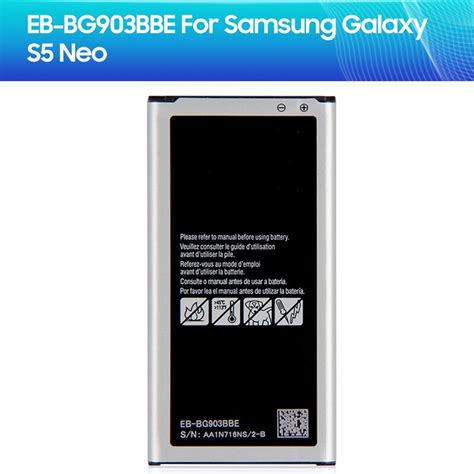 Vervangende Batterij EB BG903BBE Voor Samsung Galaxy S5 Neo G870a Telefoon Batterij Nfc Functie ...