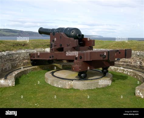 Cannon at Fort George, Scotland Stock Photo - Alamy