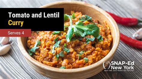 Tomato and Lentil Curry – SNAP-Ed New York