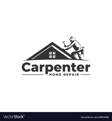 Carpenter Logo Vector - Picture Of Carpenter