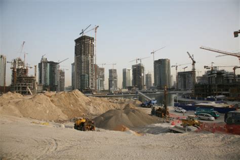 Dubai Marina under construction | RIBA pix