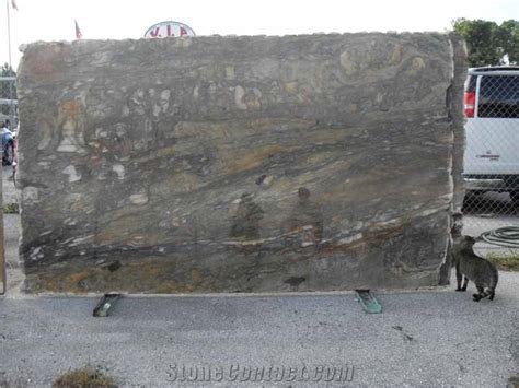 Blue Fire Granite Slab, Brazil Blue Granite from United States - StoneContact.com