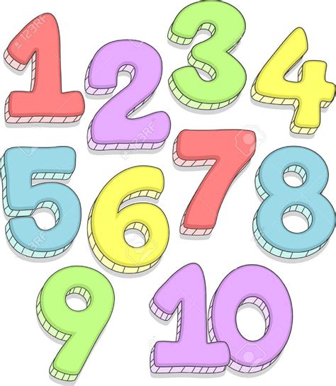 Found on Bing from printable360.com | Numbers preschool, Numbers font, Numbers 1 10