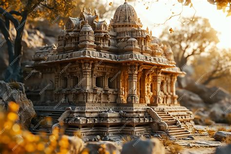 Premium AI Image | Ram Mandir Ayodhya