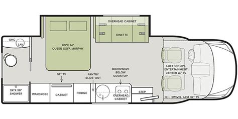 2020 Tiffin Wayfarer Floor Plans - floorplans.click