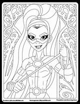Dc Superhero Girls Coloring Pages  Coloring sketch template