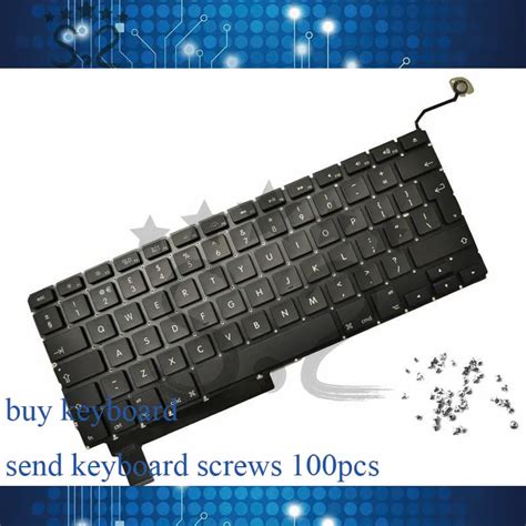 New A1286 UK Keyboard For Macbook Pro 2009 2012 Year Mechanical Keyboard send keyboard screws-in ...