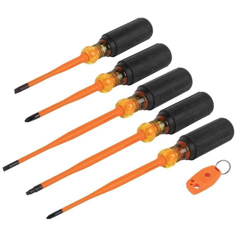 Klein Tool Klein Tool 6-Piece Slim-Tip Insulated Screwdriver Set with ...