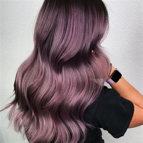 Dusty Lavender hair | Dresses Images 2022