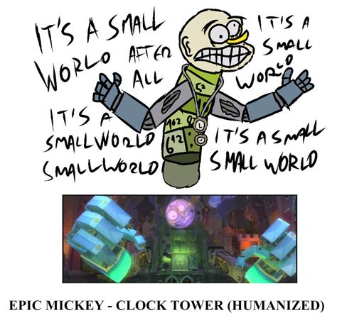 Epic Mickey - Clock Tower (Humanized) by MarcosVargas on DeviantArt