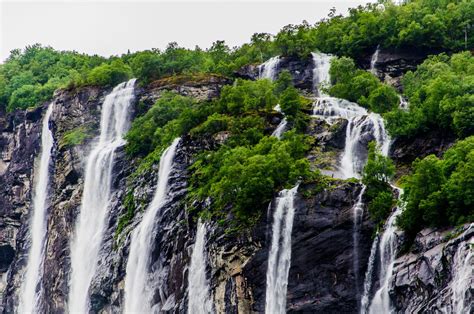 Seven Sisters Waterfall, Norway 4k Ultra HD Wallpaper and Background Image | 4288x2848 | ID:641347