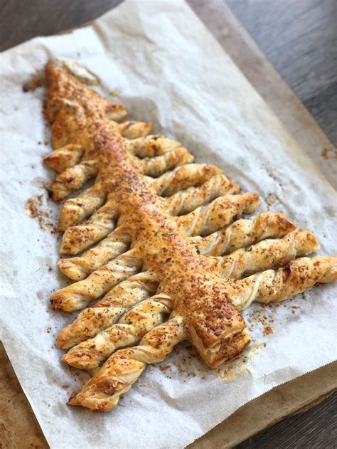 Savory Puff Pastry Christmas Tree | Recipe | Savory puff pastry ...