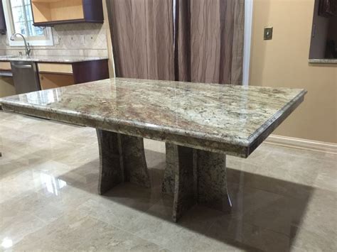 granite top designs in 2024 | Granite table, Granite dining table, Table