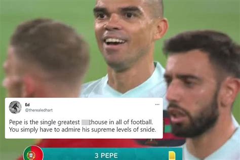 Watch Pepe continue 's***house' tactics as Portugal veteran wildly ...