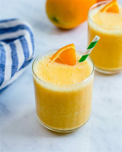 Orange Smoothie – A Couple Cooks