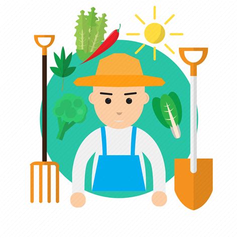 Agriculture, avatar, farmer, house, nature, profession, vegetables icon - Download on Iconfinder