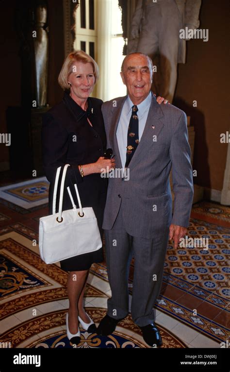 US Senator Strom Thurmond, 94, and his wife Nancy Moore celebrate his Stock Photo, Royalty Free ...