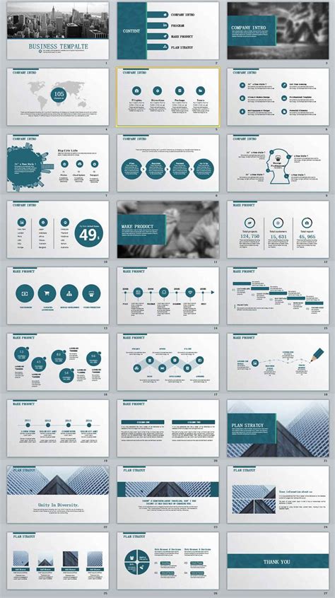 27-business-report-professional-powerpoint-templates on Behance ...